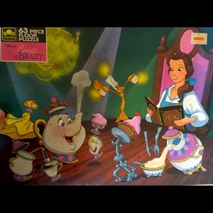 Vintage Disney Beauty and The Beast Puzzle